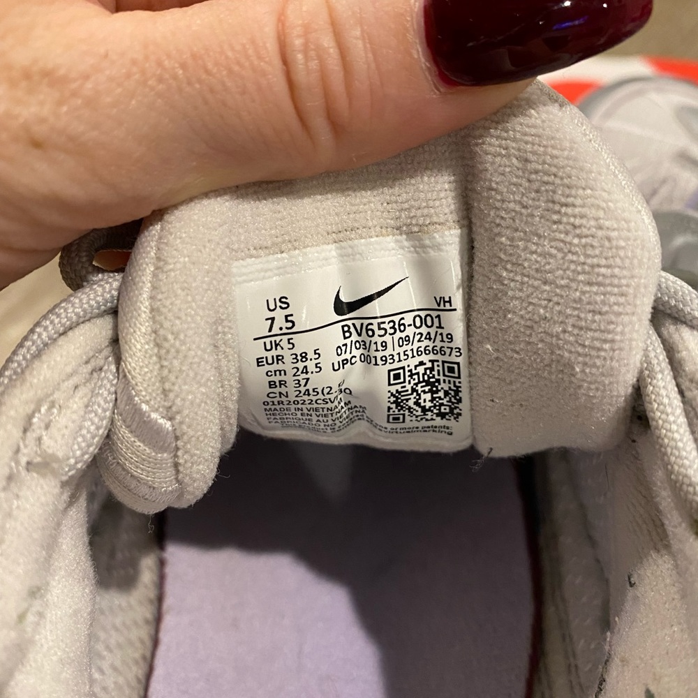 Nike Air Max 98 SE Vast Grey/Purple Agate Women’s size 7.5 - Picture 6 of 7